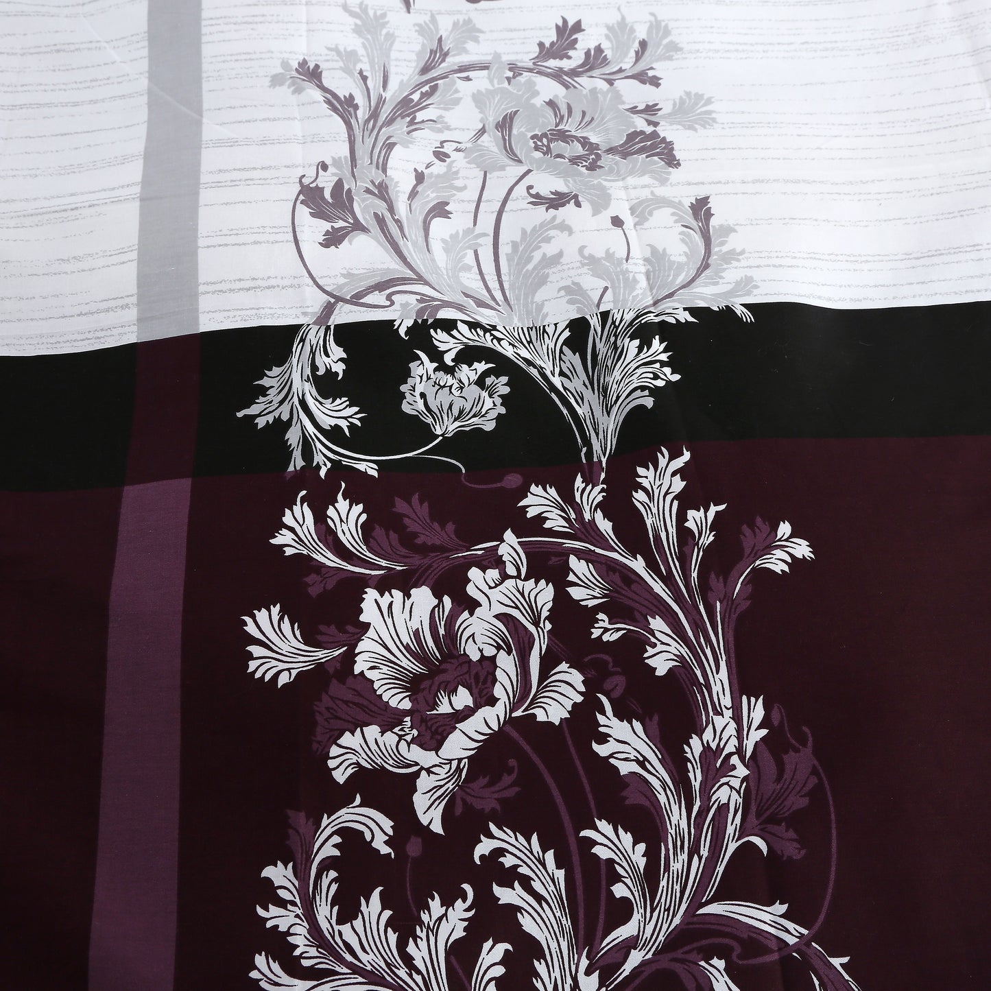 May 3 Piece 100% Cotton Bedding Set: Duvet Cover and Two Pillow Shams