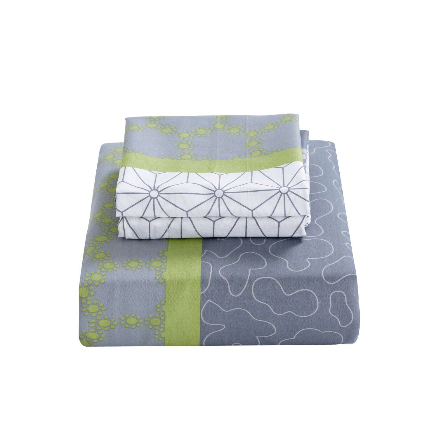 Serene 100% Cotton Bedding Set: Duvet Cover and Pillow Sham(s)