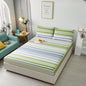Serene 100% Cotton Sheet Set: Fitted Sheet, Flat Sheet and Two Pillowcases