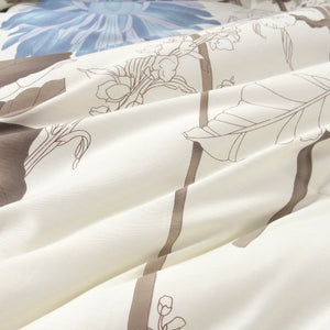 Swanson Beddings Daisy Floral Comforter Set: Comforter and and Pillow Shams 100% Cotton Shell