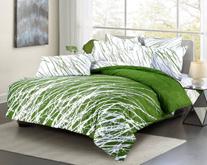 Tree Branches 100% Cotton Bedding Set: Duvet Cover and Pillow Shams